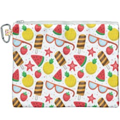 Summer Love Canvas Cosmetic Bag (xxxl) by designsbymallika