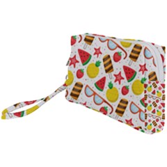 Summer Love Wristlet Pouch Bag (small) by designsbymallika