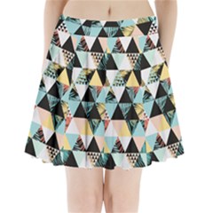 Tropical Beach Love Pleated Mini Skirt by designsbymallika