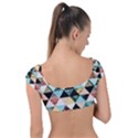 Tropical Beach Love Cap Sleeve Ring Bikini Top View2