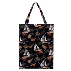 Beautiful Ships Pattern Classic Tote Bag by designsbymallika