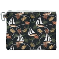 Beautiful Ships Pattern Canvas Cosmetic Bag (xxl) by designsbymallika