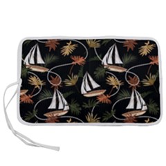 Beautiful Ships Pattern Pen Storage Case (s)