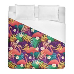 Flamingo Love Duvet Cover (full/ Double Size) by designsbymallika