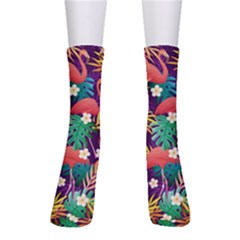 Flamingo Love Men s Crew Socks by designsbymallika