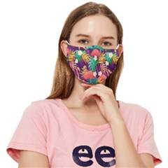 Flamingo Love Fitted Cloth Face Mask (adult)