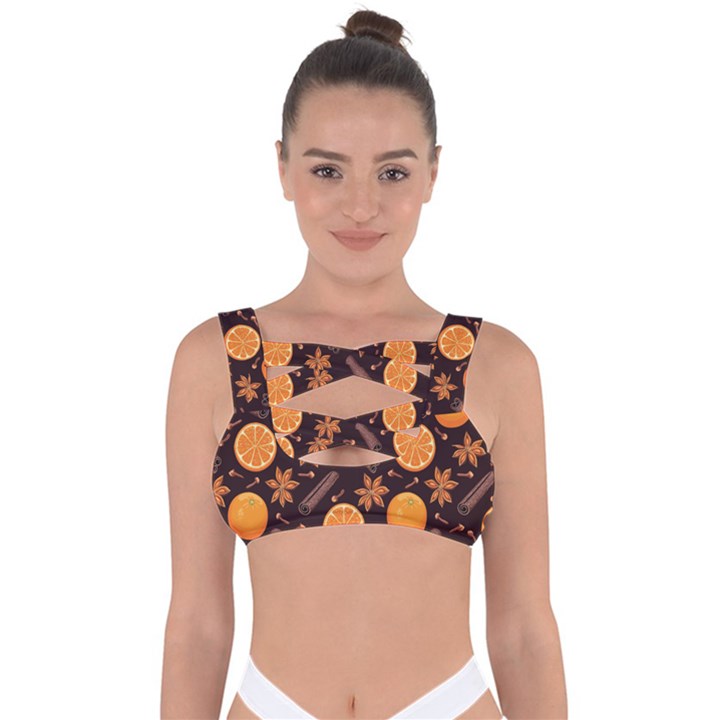 Cinnamom Love Bandaged Up Bikini Top