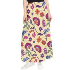 Pretty Ethnic Flowers Maxi Chiffon Skirt