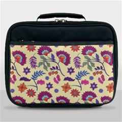 Pretty Ethnic Flowers Lunch Bag by designsbymallika