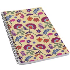 Pretty Ethnic Flowers 5 5  X 8 5  Notebook by designsbymallika