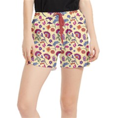 Pretty Ethnic Flowers Runner Shorts