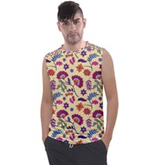 Pretty Ethnic Flowers Men s Regular Tank Top by designsbymallika