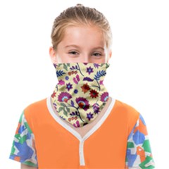 Pretty Ethnic Flowers Face Covering Bandana (kids)