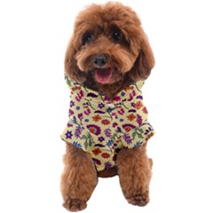 Pretty Ethnic Flowers Dog Coat