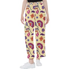 Pretty Ethnic Flowers Women s Pants 