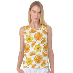 Oranges Love Women s Basketball Tank Top by designsbymallika