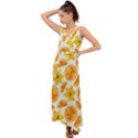 Oranges Love V-Neck Chiffon Maxi Dress View1