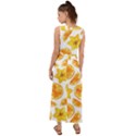 Oranges Love V-Neck Chiffon Maxi Dress View2