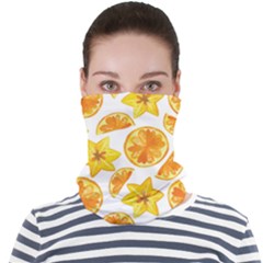 Oranges Love Face Seamless Bandana (adult)