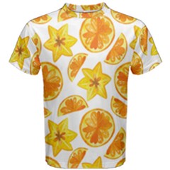 Oranges Love Men s Cotton Tee by designsbymallika