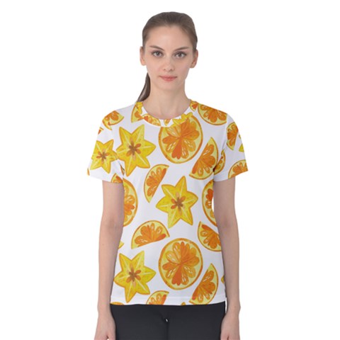 Oranges Love Women s Cotton Tee by designsbymallika