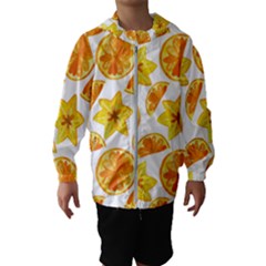 Oranges Love Kids  Hooded Windbreaker by designsbymallika