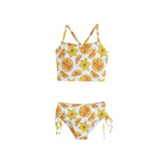 Oranges Love Girls  Tankini Swimsuit by designsbymallika