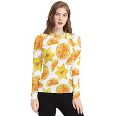 Oranges Love Women s Long Sleeve Rash Guard