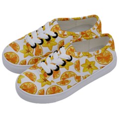 Oranges Love Kids  Classic Low Top Sneakers by designsbymallika