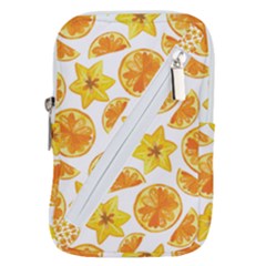 Oranges Love Belt Pouch Bag (small) by designsbymallika