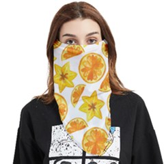 Oranges Love Face Covering Bandana (triangle)