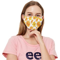 Oranges Love Fitted Cloth Face Mask (adult)