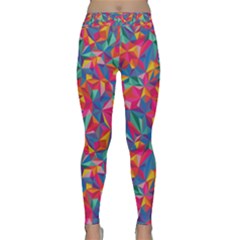 Abstract Boom Pattern Classic Yoga Leggings by designsbymallika