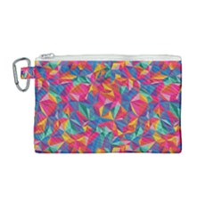 Abstract Boom Pattern Canvas Cosmetic Bag (medium) by designsbymallika