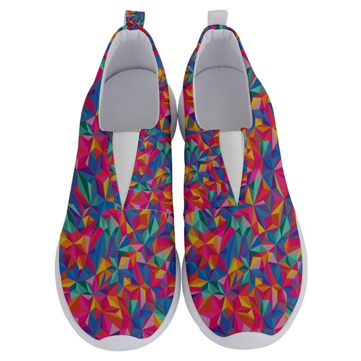 Abstract Boom Pattern No Lace Lightweight Shoes