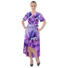 La Vie Est Belle No 2 Front Wrap High Low Dress by sfbijiart