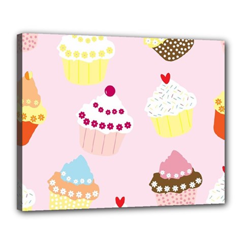 Cupcakes Canvas 20  X 16  (stretched) by beyondimagination