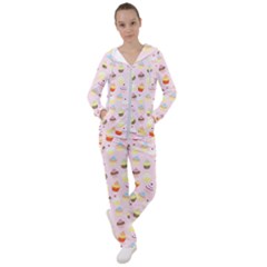 Cupcakes Festival Pattern Women s Tracksuit by beyondimagination