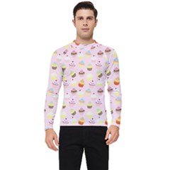 Cupcakes Festival Pattern Men s Long Sleeve Rash Guard by beyondimagination