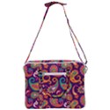 Paisley Purple Cross Body Office Bag View3