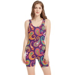 Paisley Purple Women s Wrestling Singlet