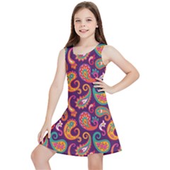 Paisley Purple Kids  Lightweight Sleeveless Dress