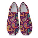 Paisley Purple Women s Slip On Sneakers View1