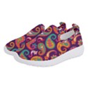 Paisley Purple Women s Slip On Sneakers View2