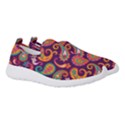 Paisley Purple Women s Slip On Sneakers View3