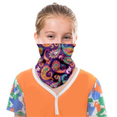 Paisley Purple Face Covering Bandana (kids)