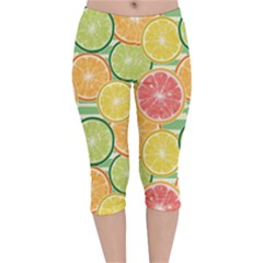 It Is Summer!! Velvet Capri Leggings 