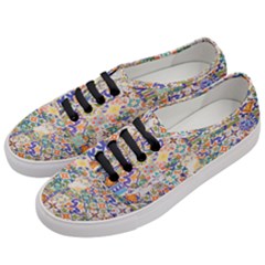 Mosaic Print Women s Classic Low Top Sneakers by designsbymallika