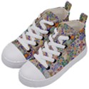 Mosaic Print Kids  Mid-Top Canvas Sneakers View2