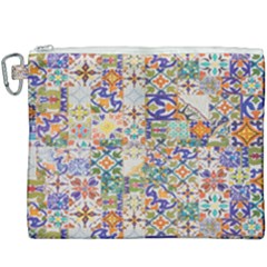 Mosaic Print Canvas Cosmetic Bag (xxxl) by designsbymallika